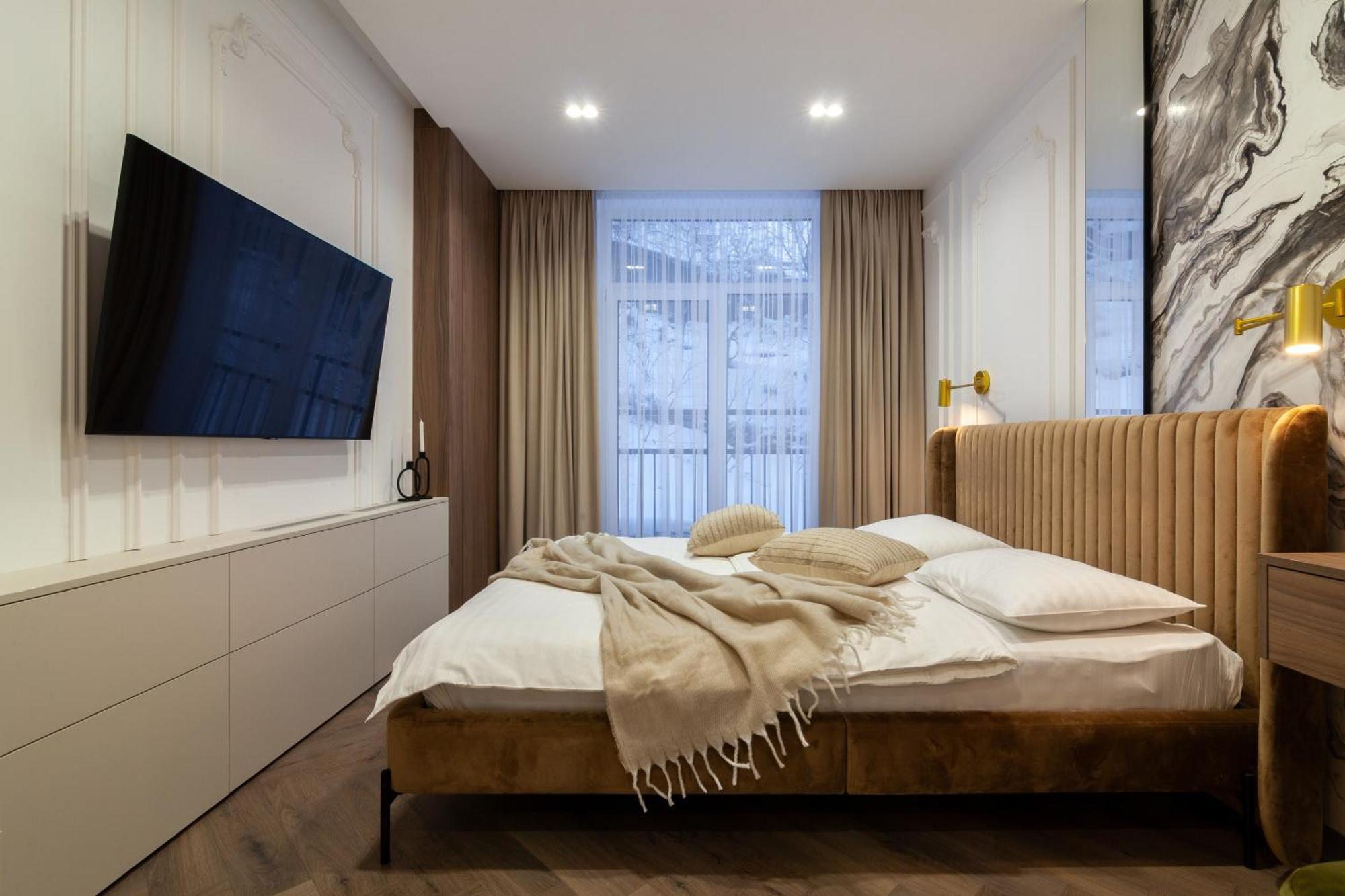 לבוב Apartment Shevchenko St.,New Building מראה חיצוני תמונה