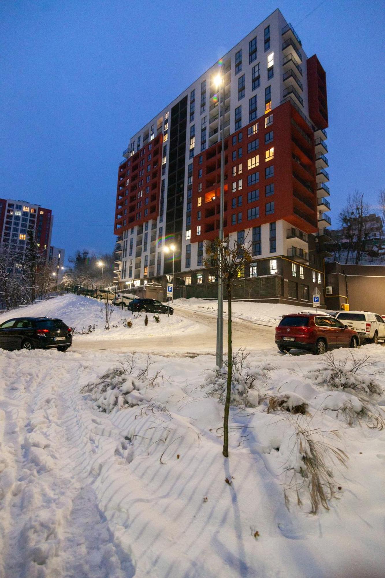לבוב Apartment Shevchenko St.,New Building מראה חיצוני תמונה