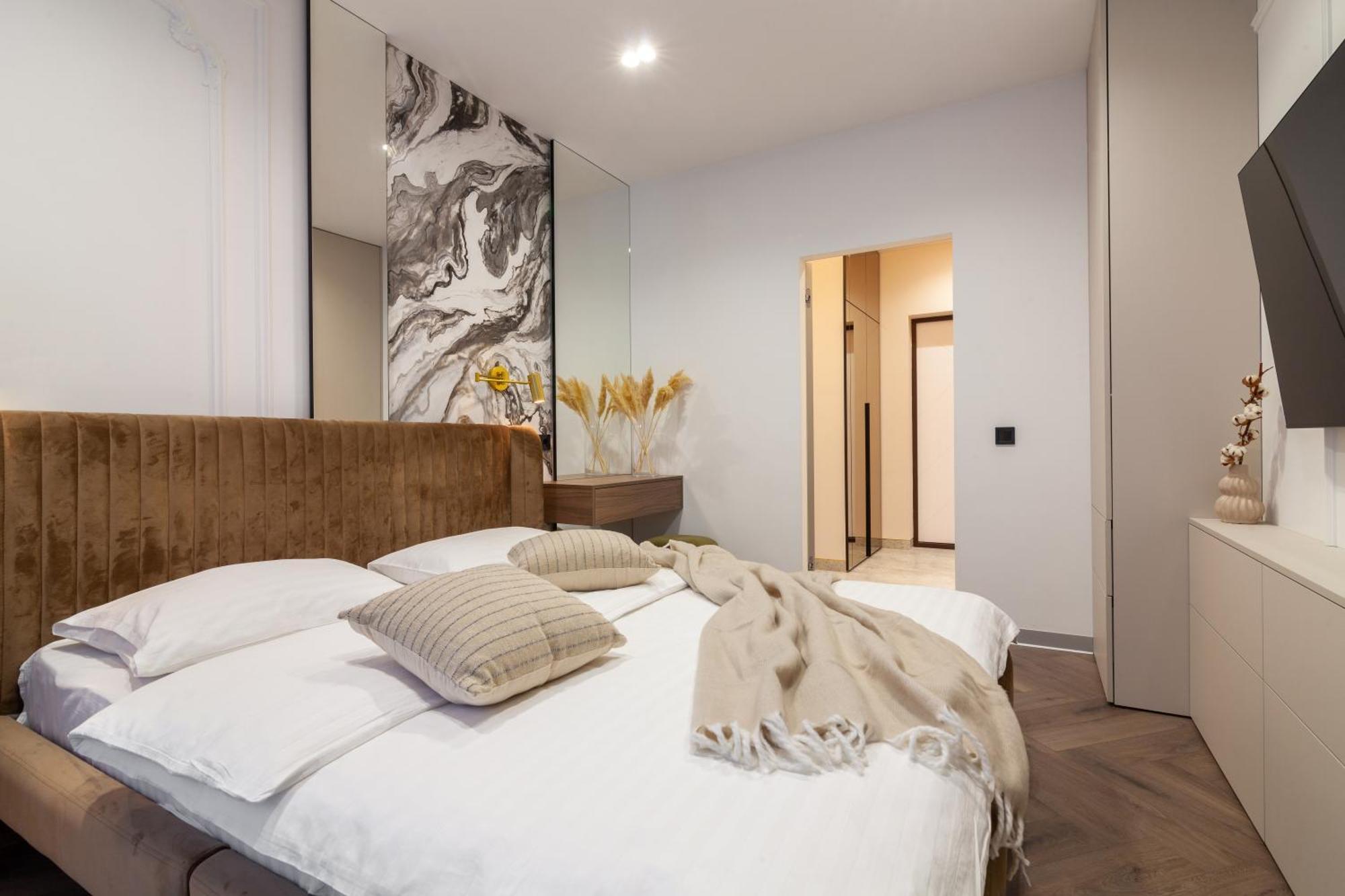 לבוב Apartment Shevchenko St.,New Building מראה חיצוני תמונה